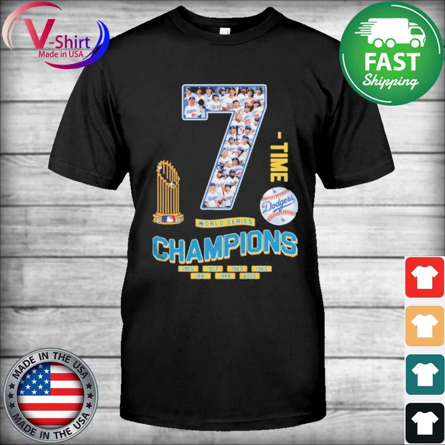 Los Angeles Dodgers 7 world series Champions 1995-2020 shirt, hoodie,  sweater, long sleeve and tank top