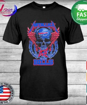 Skull Metallica Buffalo Bills Shirt, hoodie, sweater, long sleeve