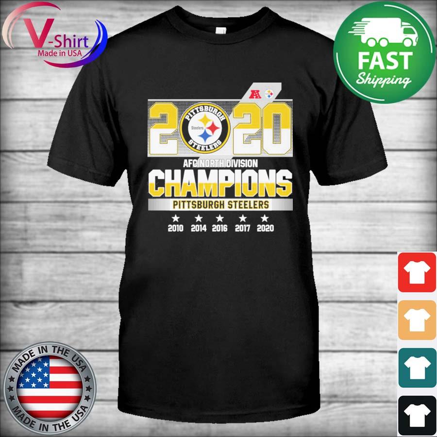 2020 AFC North division Champions Pittsburgh Steelers shirt