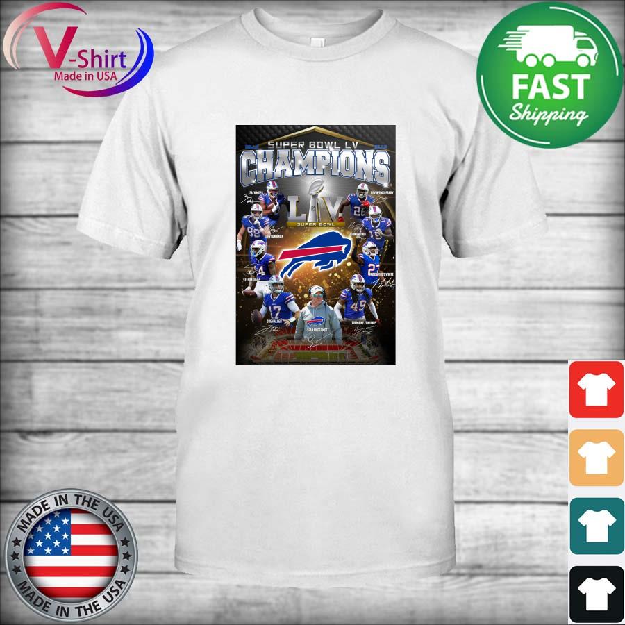 Official Buffalo Bills Afc East Division Champions 2020 signatures shirt,  hoodie, sweater, long sleeve and tank top