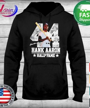 Hank Aaron 44 HOF Milwaukee-Atlanta Baseball Jersey Hammer Aaron