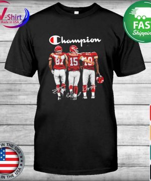 Kansas City Chiefs Champion Kelce Mahomes Hill signatures shirt, hoodie,  tank top, sweater and long sleeve t-shirt