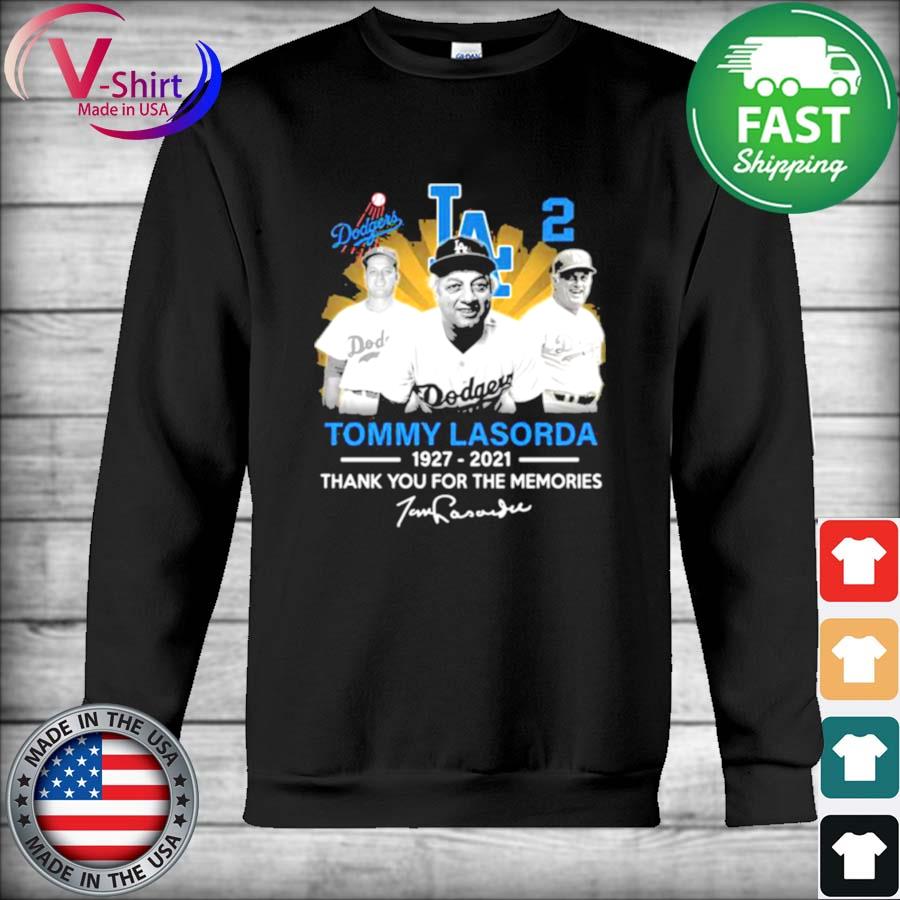 Tommy Lasorda Legend T-Shirt + Hoodie  Los Angeles Dodgers - Breakingz  Apparel